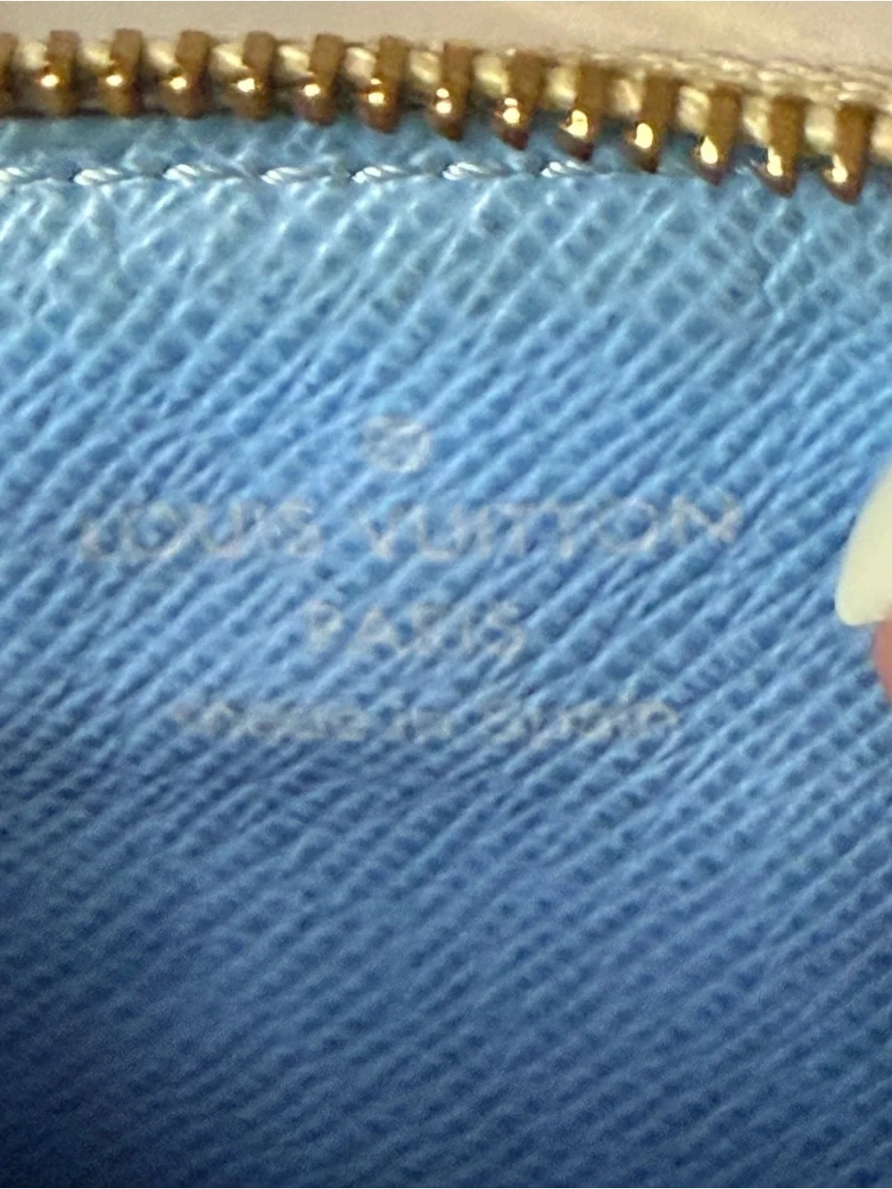 LV Takashi Murakami White Multicolore Key Pouch Coin Purse Vintage